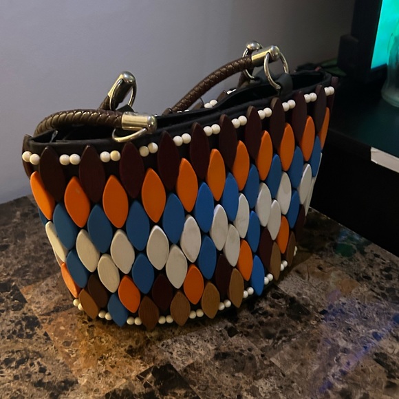 Beaded African bag for sale. - Picture 2 of 2